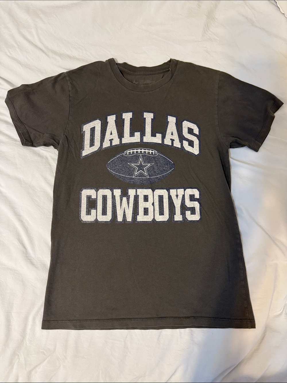 Dallas Cowboys Black Graphic Short Sleeve Tee - Team Logo